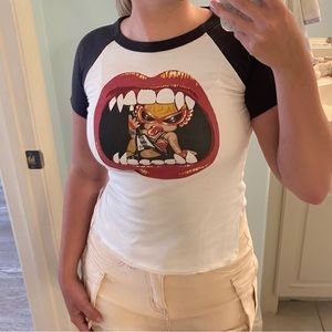 Hysteric glamour baby tee